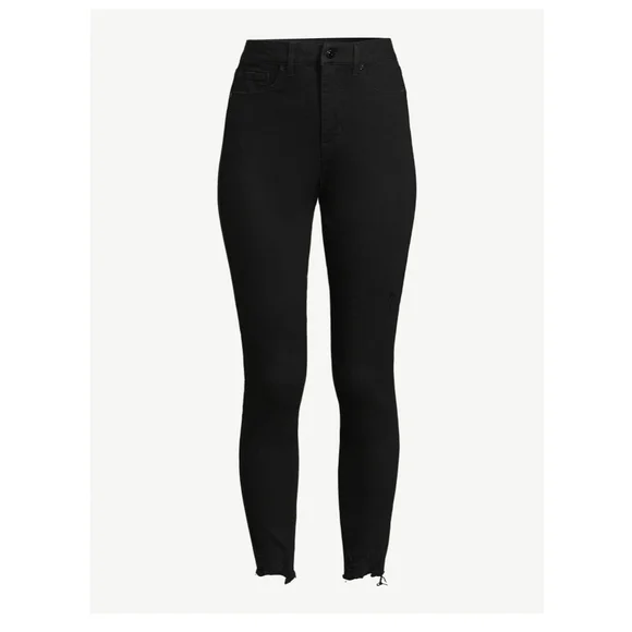 Sofia Jeans Rosa Curvy Skinny Super High Rise Destroyed Hem Jeans Size 8 Short - Picture 3 of 5